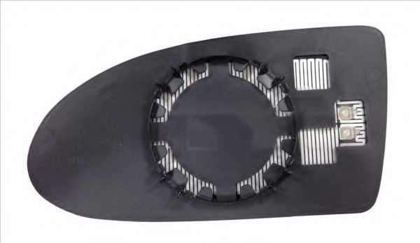 TYC 313-0051-1 Mirror Glass, outside mirror